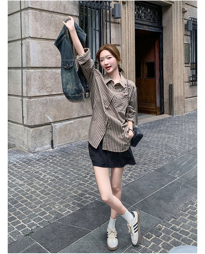 売れ筋 元主役級 美人度アップ 気いっぱい 好感度UP セットアップ ベスト+シャツE-10768