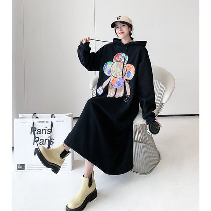 【裏起毛】ファッション 2色 プラスベルベット 長袖 ニット セーター E-10208