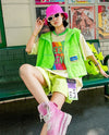 話題沸騰中 都市ファッショ オシャレ デザイン  ゆったり プリント 半袖TシャツiEf-9171