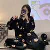 高級感トップス+パンツセット  パジャマ E-6013
