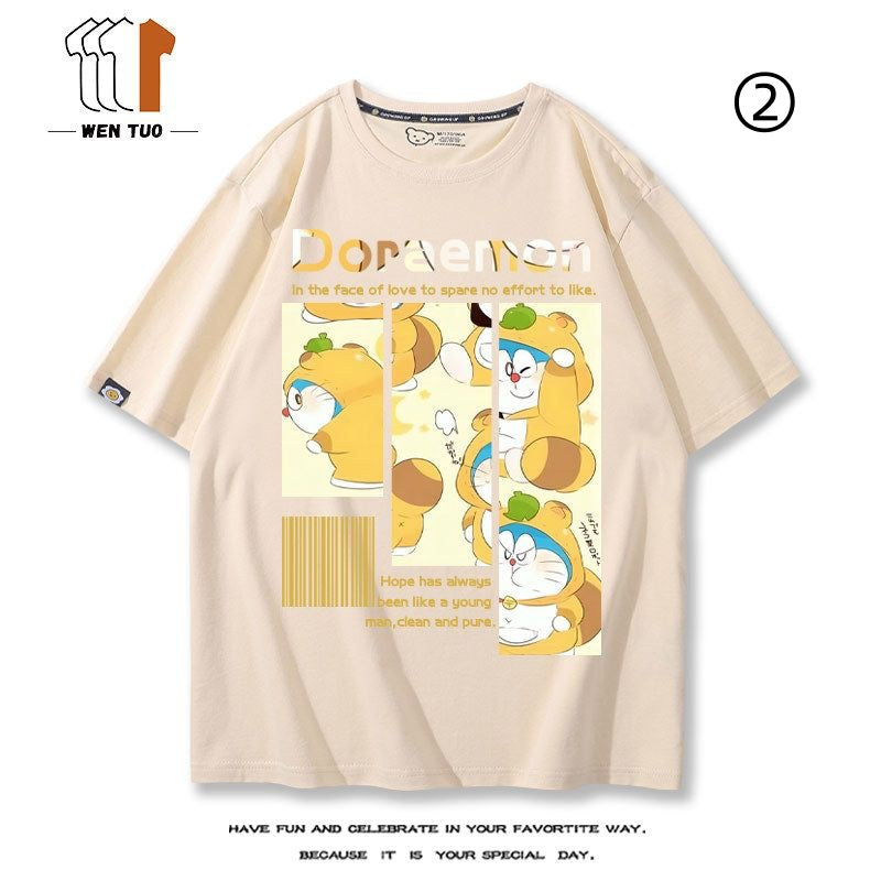 シンプル　着回し力抜群　おすすめ プリントロゴ 半袖 Tシャツ-A2536