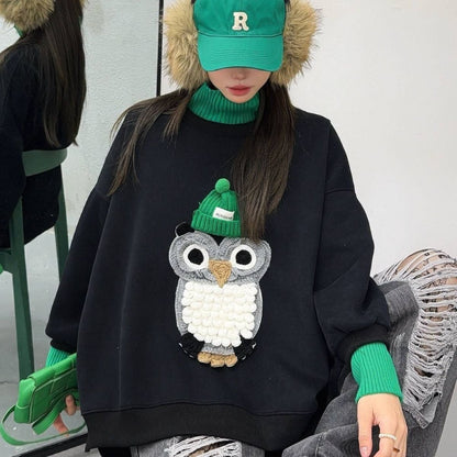 着回し力抜群　絶対流行  個性的なデザイン トレンドアイテム 2色選択 スウェットE-12316