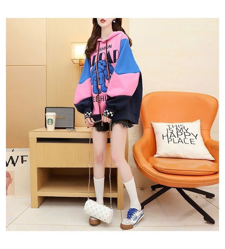 【裏起毛】 ファッション 超人気 個性派パーカーE-6370