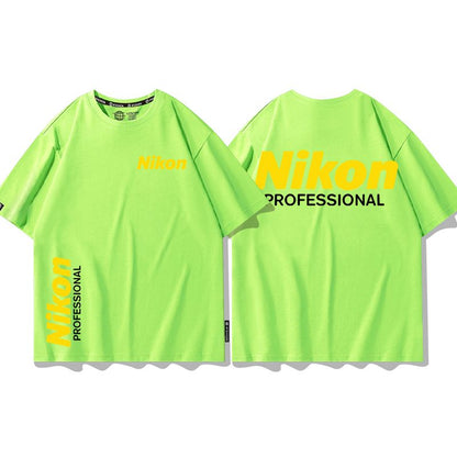 男女兼用 シンプル ファッション 半袖 Tシャツ E-13433