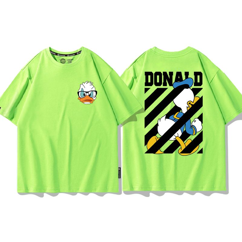 男女兼用 プリント 半袖 Tシャツ E-13187