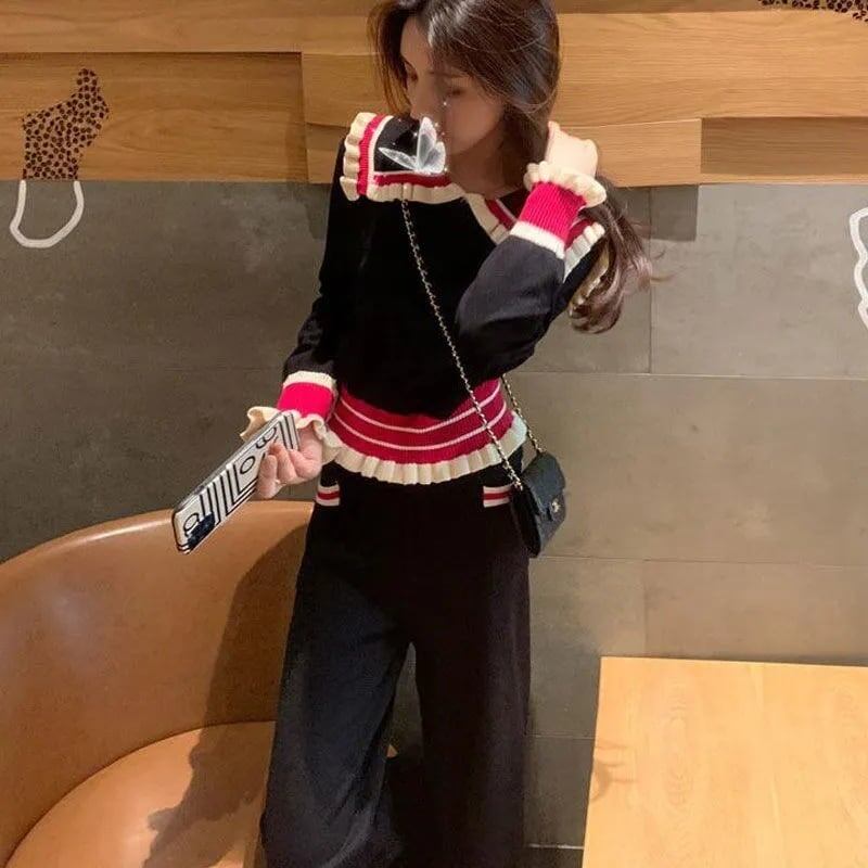 絶対欲しい おしゃれ度高め 好感度UP 着心地良い トップス+パンツセット E-10880