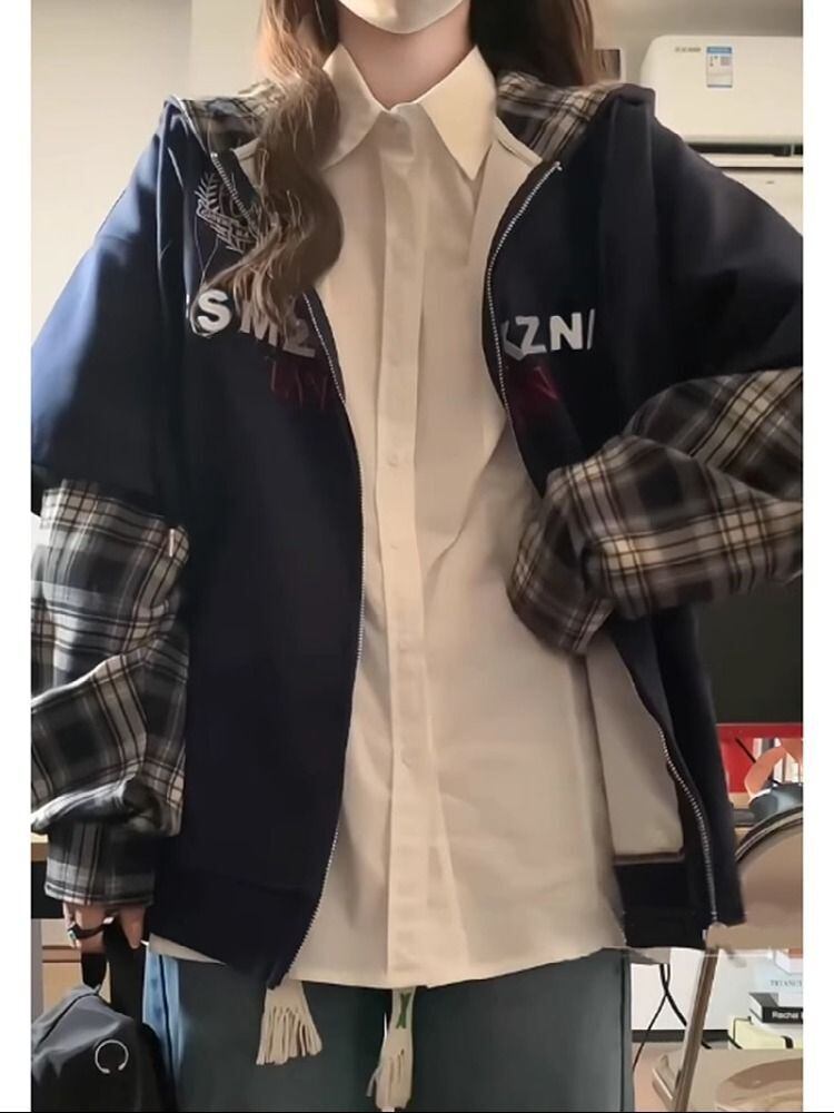 好感度UP スウェット 合わせやすい ジャケットE-10792