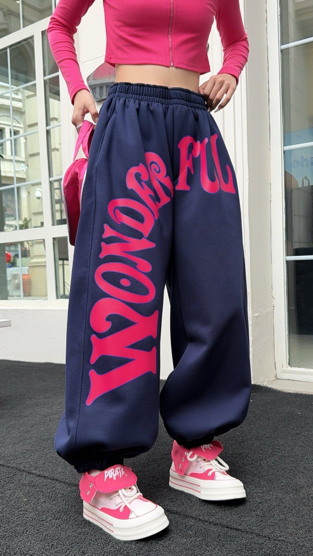 デザイン オシャレ 切り替え 4色 スウェット パンツ E-12210