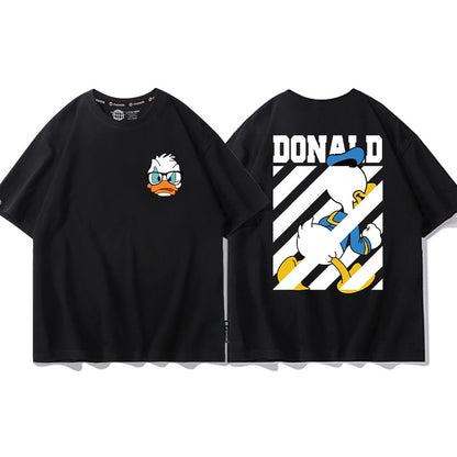 男女兼用 プリント 半袖 Tシャツ E-13187