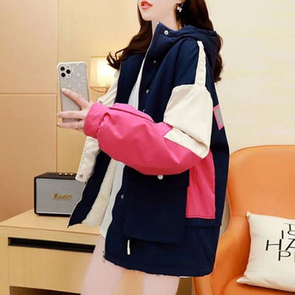 【裏起毛】絶対欲しい エレガント ファッション ルーズダウンジャケットE-6210