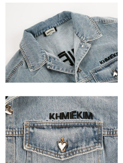 話題沸騰中 ファッション感満々 気質アップ デニム ジャケット E-9441