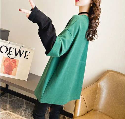 主役級 プリント カジュアル 4色選択 スウェットE-10932