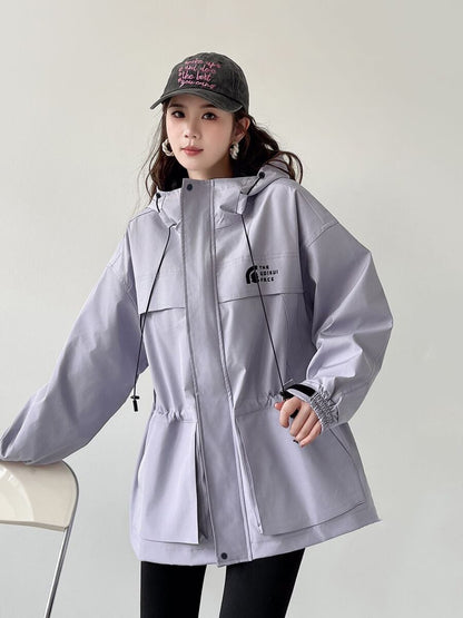 新作 ファッション 今季マストバイ スタイルアップ 3色選択 フード付きジッパーコート E-9760