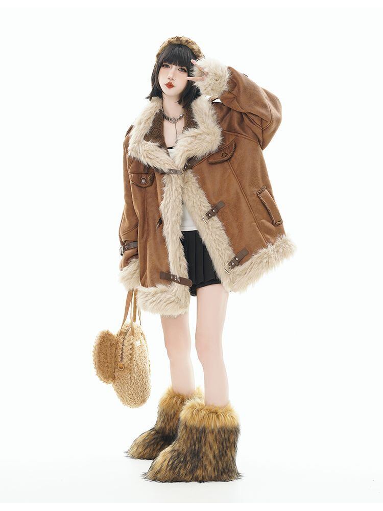 都市ファッショ デザイン オシャレ おしゃれ度高め 切り替え 2色選択 ミドル丈のコットンコート E-10505