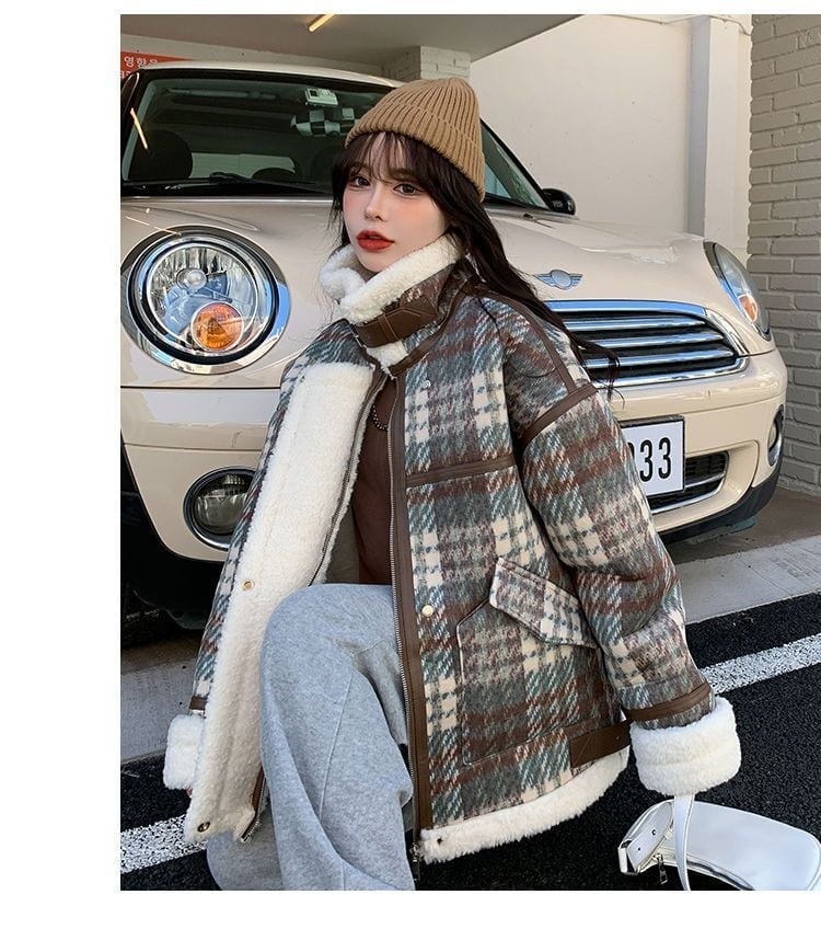 売り切れ必至 レトロ ファッション 知的 コート 3色 E-5585