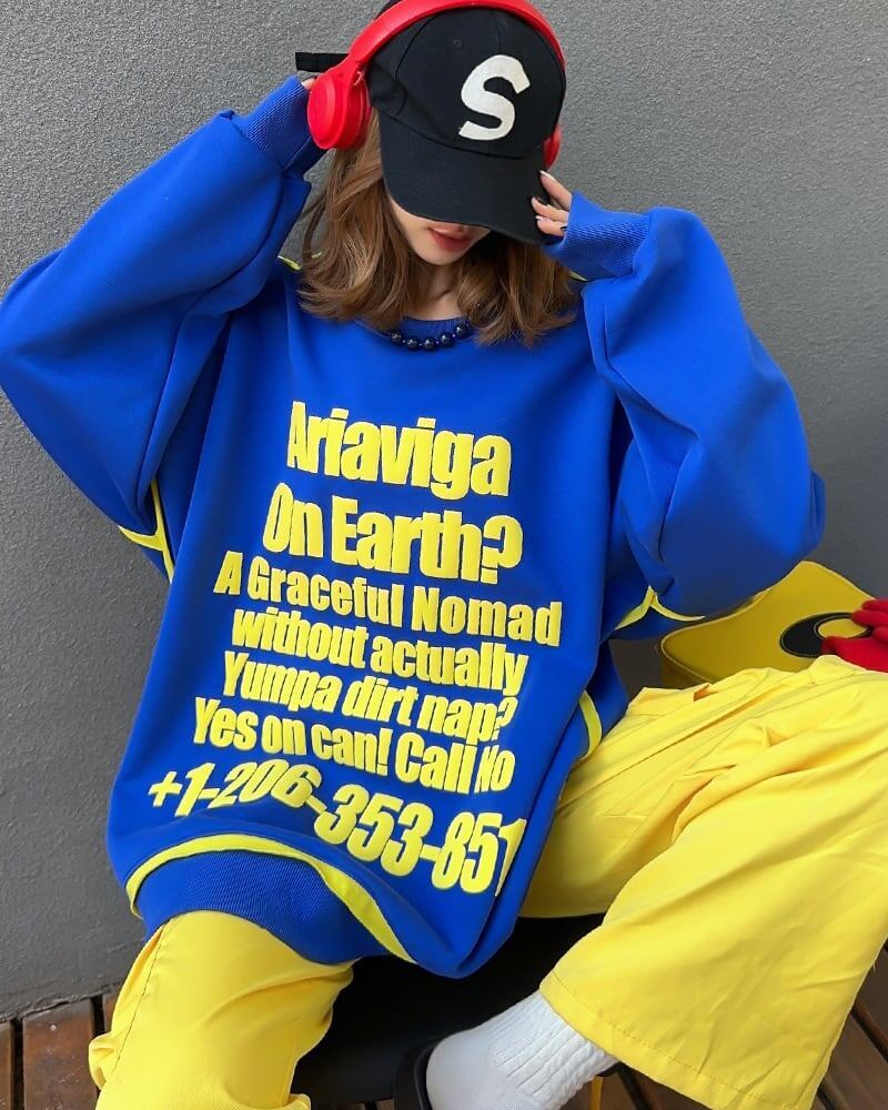 【半額！期間限定！！】絶対流行 ストリート 個性派 上質 スウェットE-6278