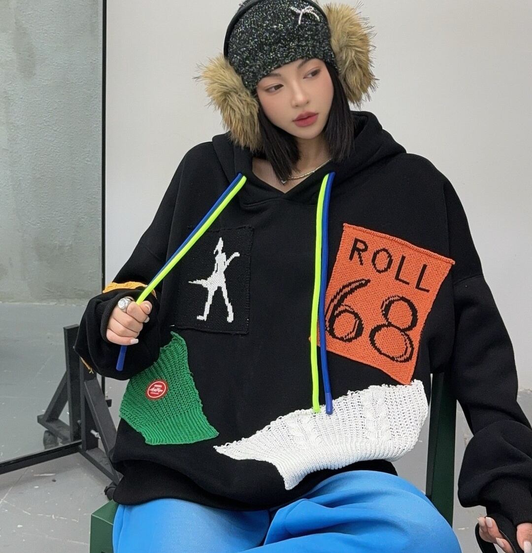 着回し力抜群 アバンギャルド ファッション カジュアル   2色 スウェット E-12211