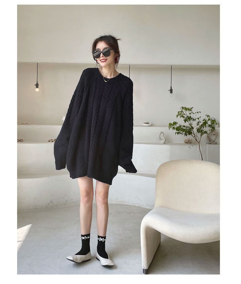 超人気 大人可愛い おしゃれ度高め 着心地良い カジュアル 4色選択 セーターE-12351