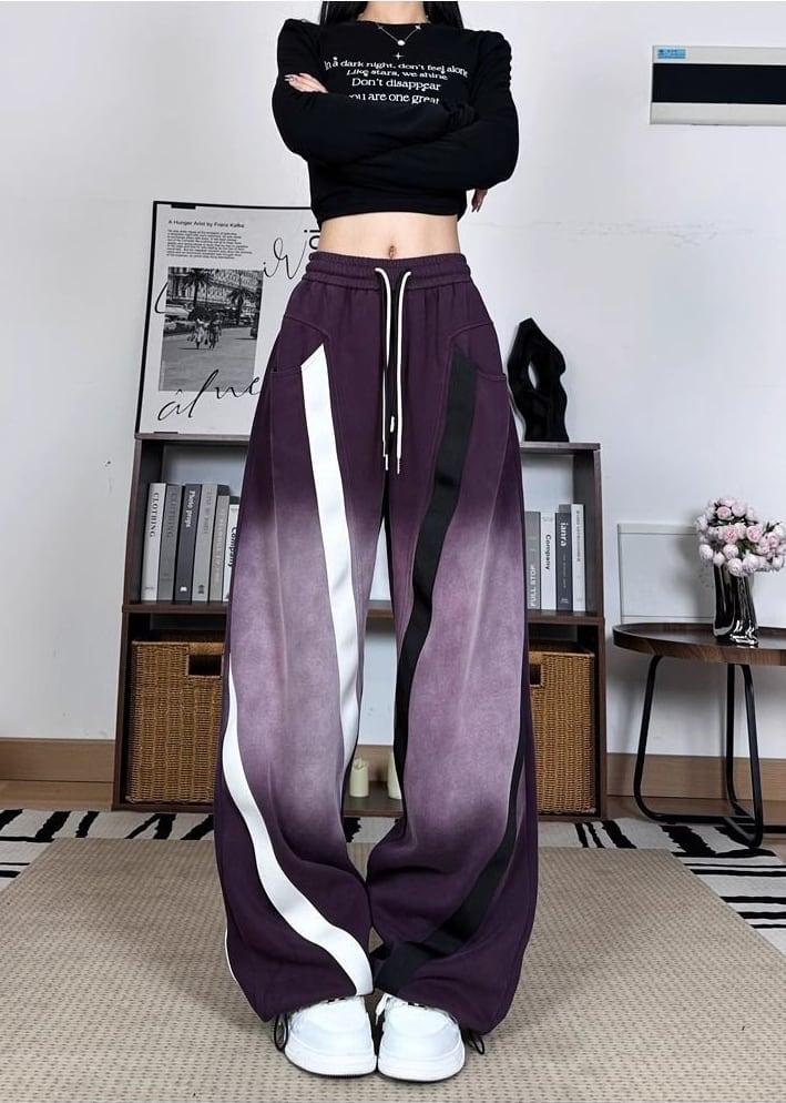 話題沸騰中 個性的なデザイン スタイルアップ 2色 ジョガーパンツ E-9526