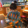 今季も大流行 美人度アップ 高見えデザイン 柔らかくて優しい印象 3色選択 ニットトップスE-10532