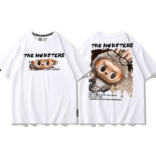 超人気 着回し力抜群 売れ筋   おすすめ プリントロゴ 半袖 Tシャツ-A2596