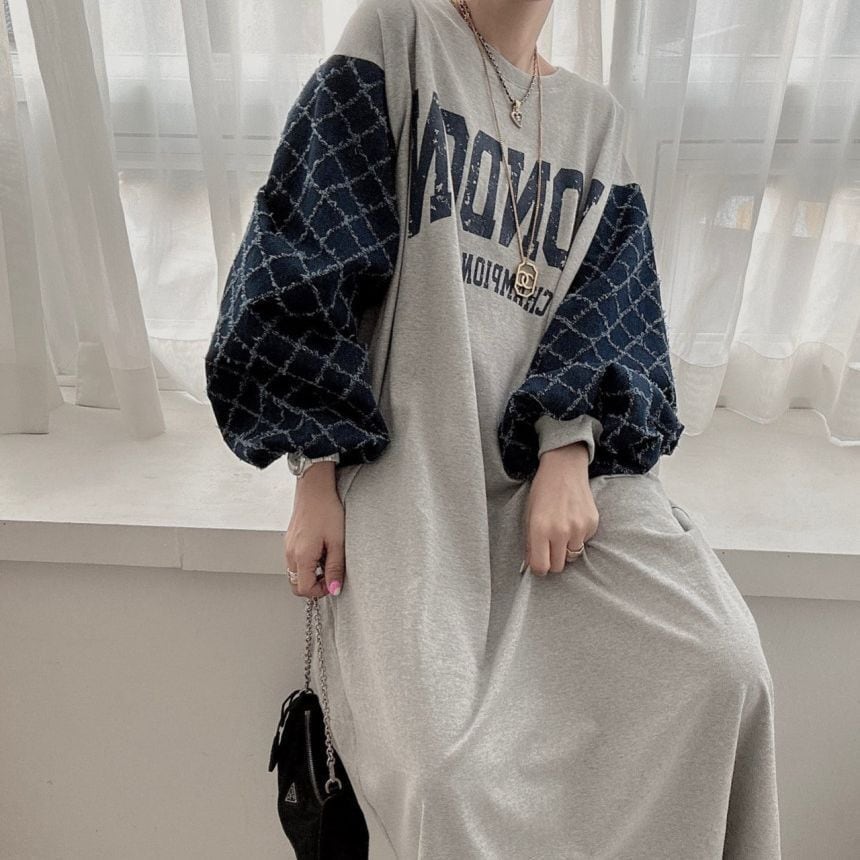 定番シンプル プラスベルベット ファッション 4色 長袖 ニット セーター E-10383