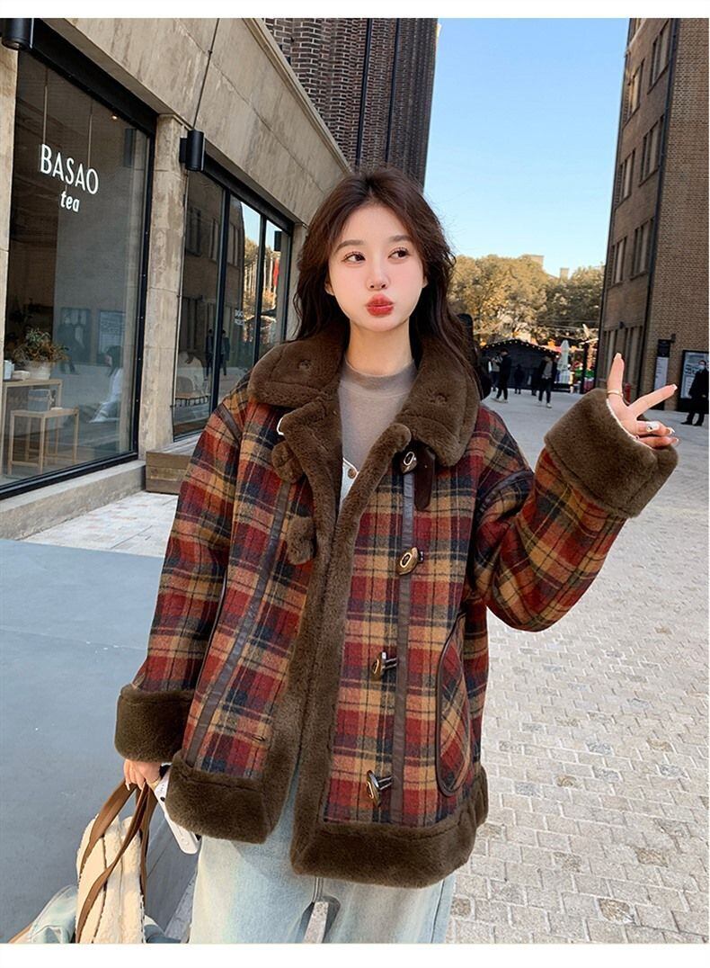 優しい雰囲気 海外トレンド上質 ファッション 2色 ダウンジャケット E-10324