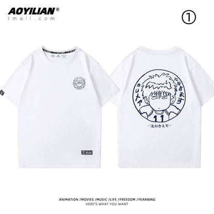 好感度UP　絶対流行　着回し力抜群　おすすめ プリントロゴ 半袖 Tシャツ-A2469
