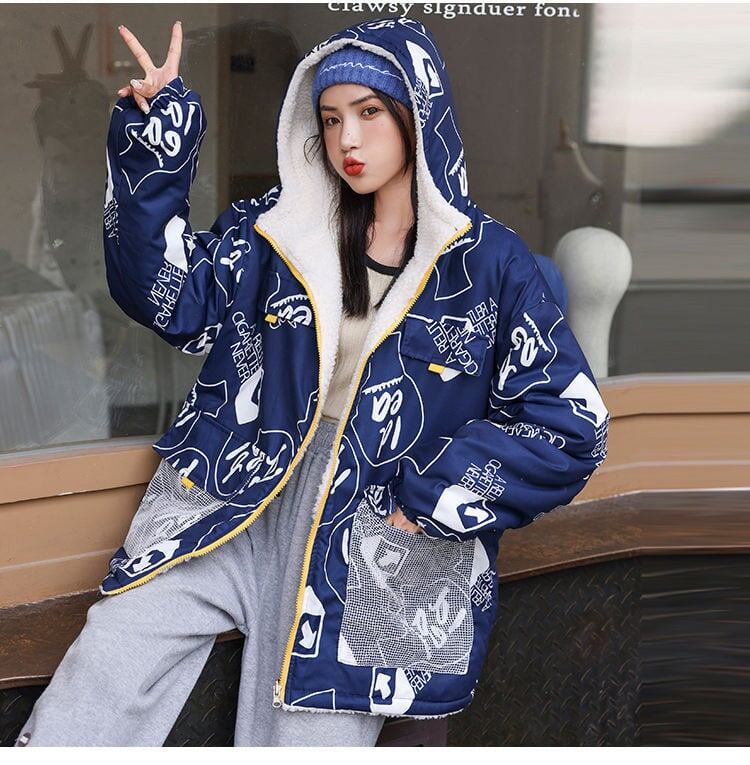 【リバーシブル】大好評 ラムスキン ファッション コートE-5625