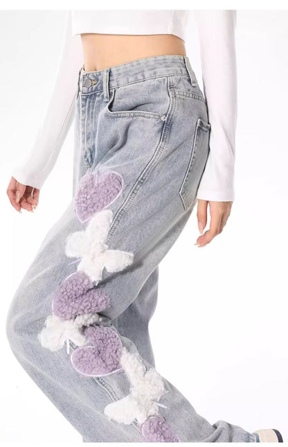 激安セール ファッション感満々 売り切れ必至 着回し力抜群 2色 デニム ワイドパンツE-12753