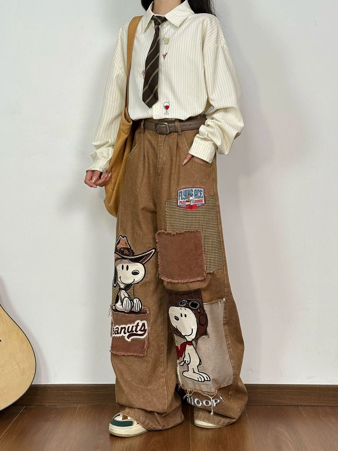 絶対流行 売り切れ必至 プラスベルベット  デニム ワイドパンツE-12353