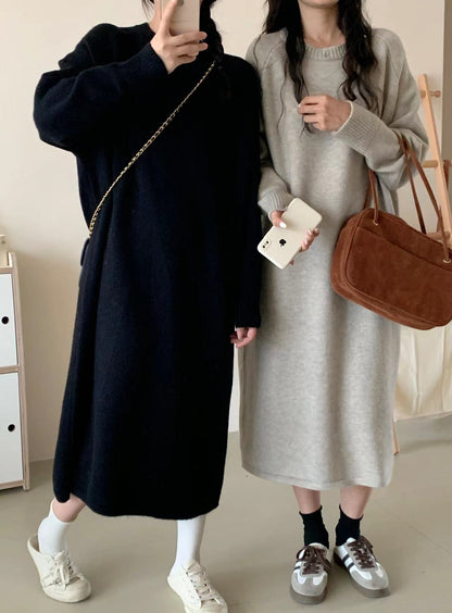 激安セール プラスベルベット ファッション 5色 長袖 ニット セーター E-10382