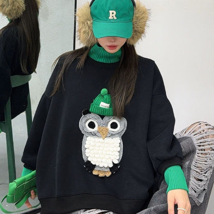 着回し力抜群　絶対流行  個性的なデザイン トレンドアイテム 2色選択 スウェットE-12316