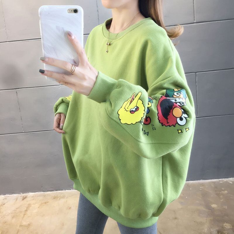 【人気商品再入荷】超人気 キュート ファッション ルーズ 男女兼用 スウェットE-6837