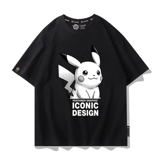 男女兼用 カジュアル プリント 半袖 Tシャツ F-13489