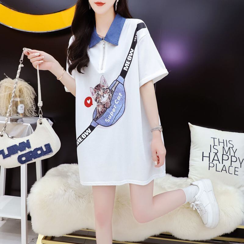 主役級 エレガント ファッション 半袖シャツE-6761