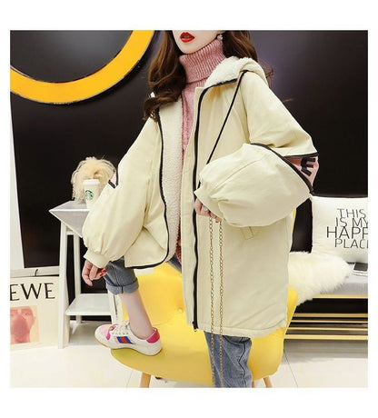 【裏起毛】 新作 大好評 ファッション ルーズ ダウンジャケットE-6209