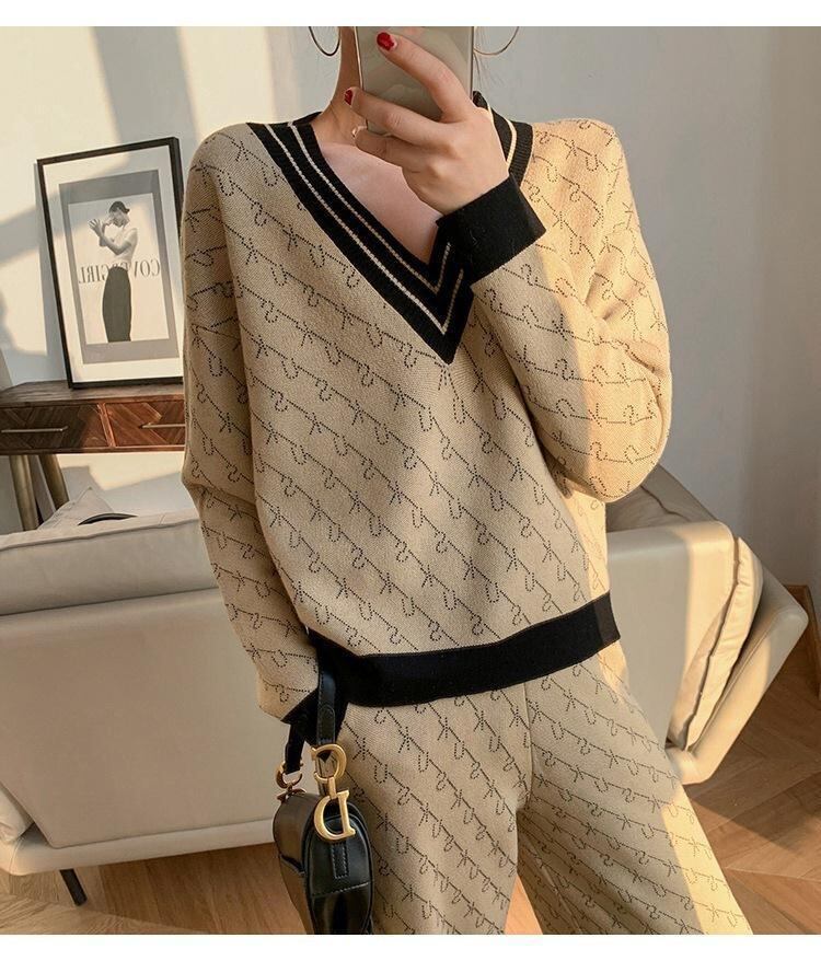 今季マストバイ おしゃれ度高め 好感度UP 着心地良い トップス+パンツセット E-10867