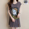真夏も快適 着心地良い ファッション感満々 プリント全4色 ノースリーブ Tシャツ カットソーE-9161