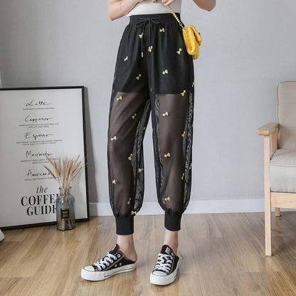 話題沸騰中 ファッション 大好評 カジュアル 日焼け止め パンツE-8765