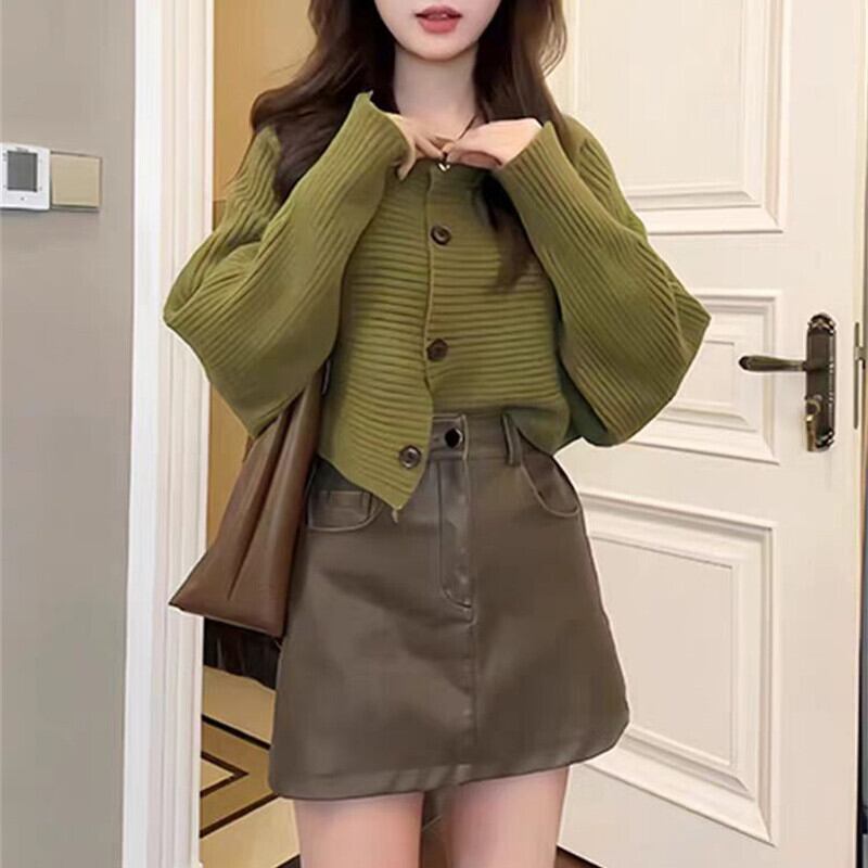 今季マストバイ 気質アップ 定番シンプル 8色選択 ニットトップスE-9607