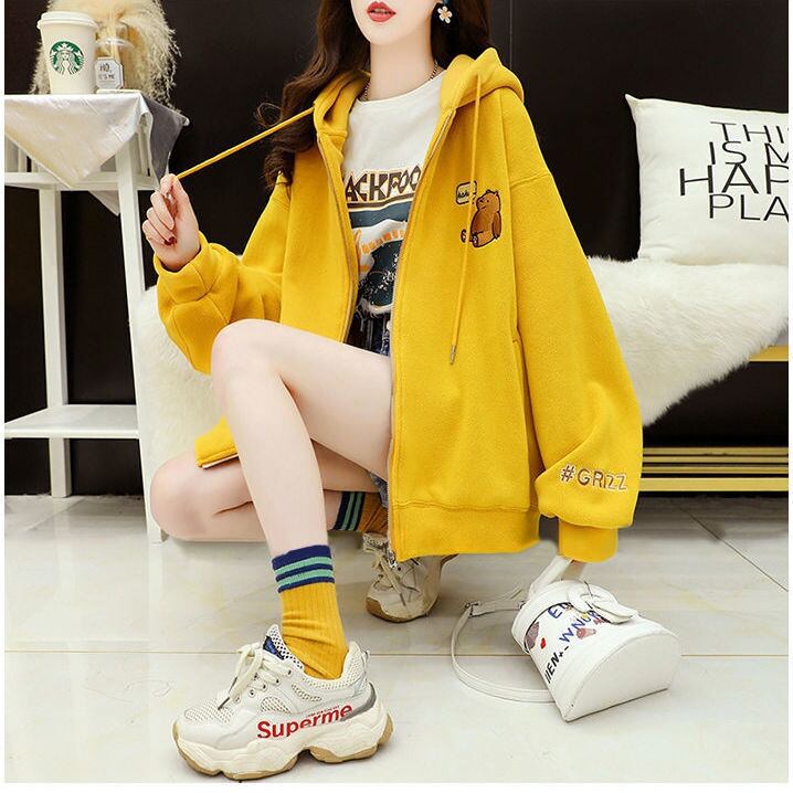 超人気 キュート 快適トップス カジュアル 刺繍 2色選択 フリース コート ボアジャケットE-9807