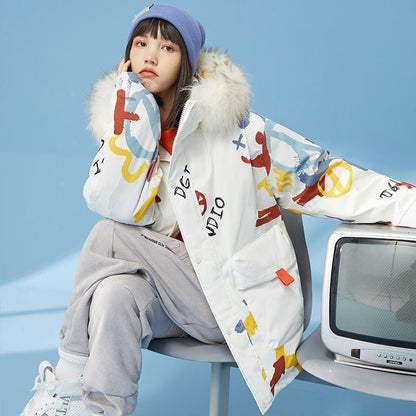 今季マストバイ カジュアル ユニセックス ダウンジャケット 男女兼用E-5894