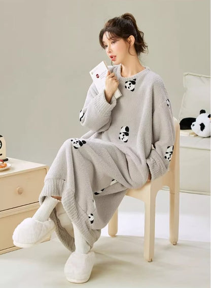 超人気 スウィート キュート 着心地良い 綿ラミネート ホームウェア パジャマE-10008