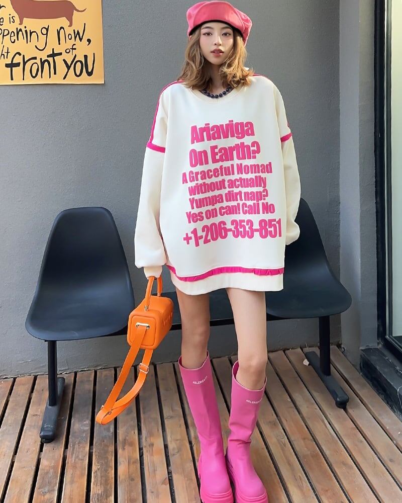 【半額！期間限定！！】絶対流行 ストリート 個性派 上質 スウェットE-6278