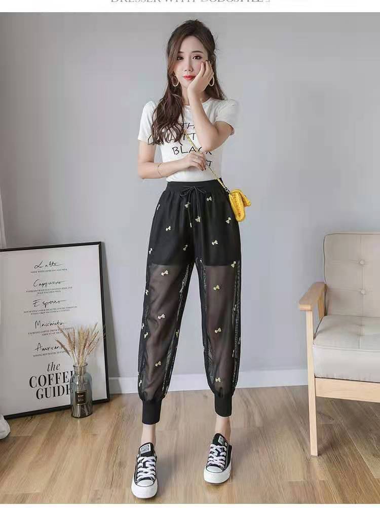 話題沸騰中 ファッション 大好評 カジュアル 日焼け止め パンツE-8765