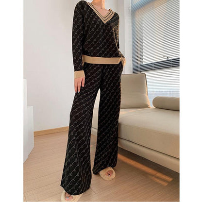 今季マストバイ おしゃれ度高め 好感度UP 着心地良い トップス+パンツセット E-10867