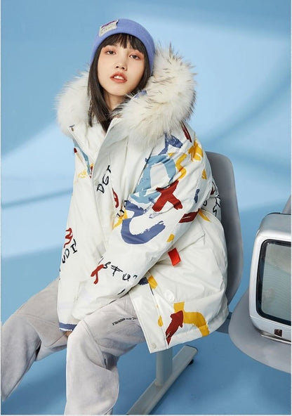 今季マストバイ カジュアル ユニセックス ダウンジャケット 男女兼用E-5894