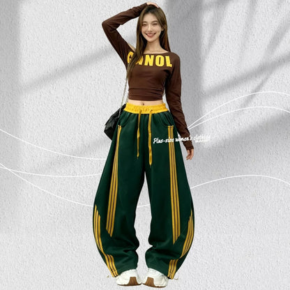 定番シンプル 絶対欲しい 切り替え 個性的なデザイン 5色選択 スポーツスウェットパンツE-12477