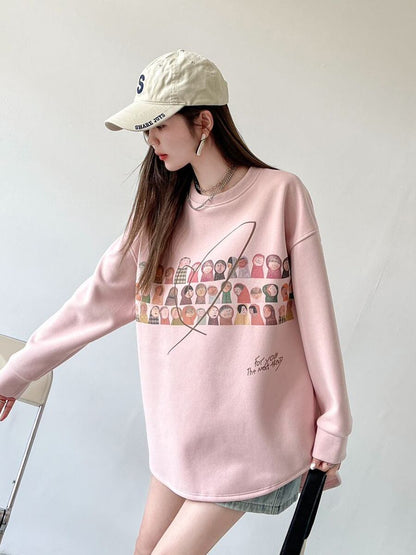 着回し力抜群 Eweet系可愛い オシャレデザイン スウェットE-10565